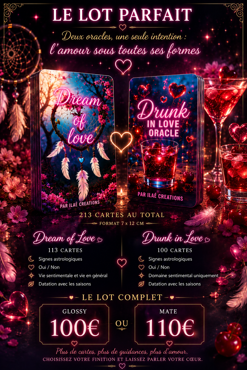 L’oracle dreams of love ou/et le drink of love oracle