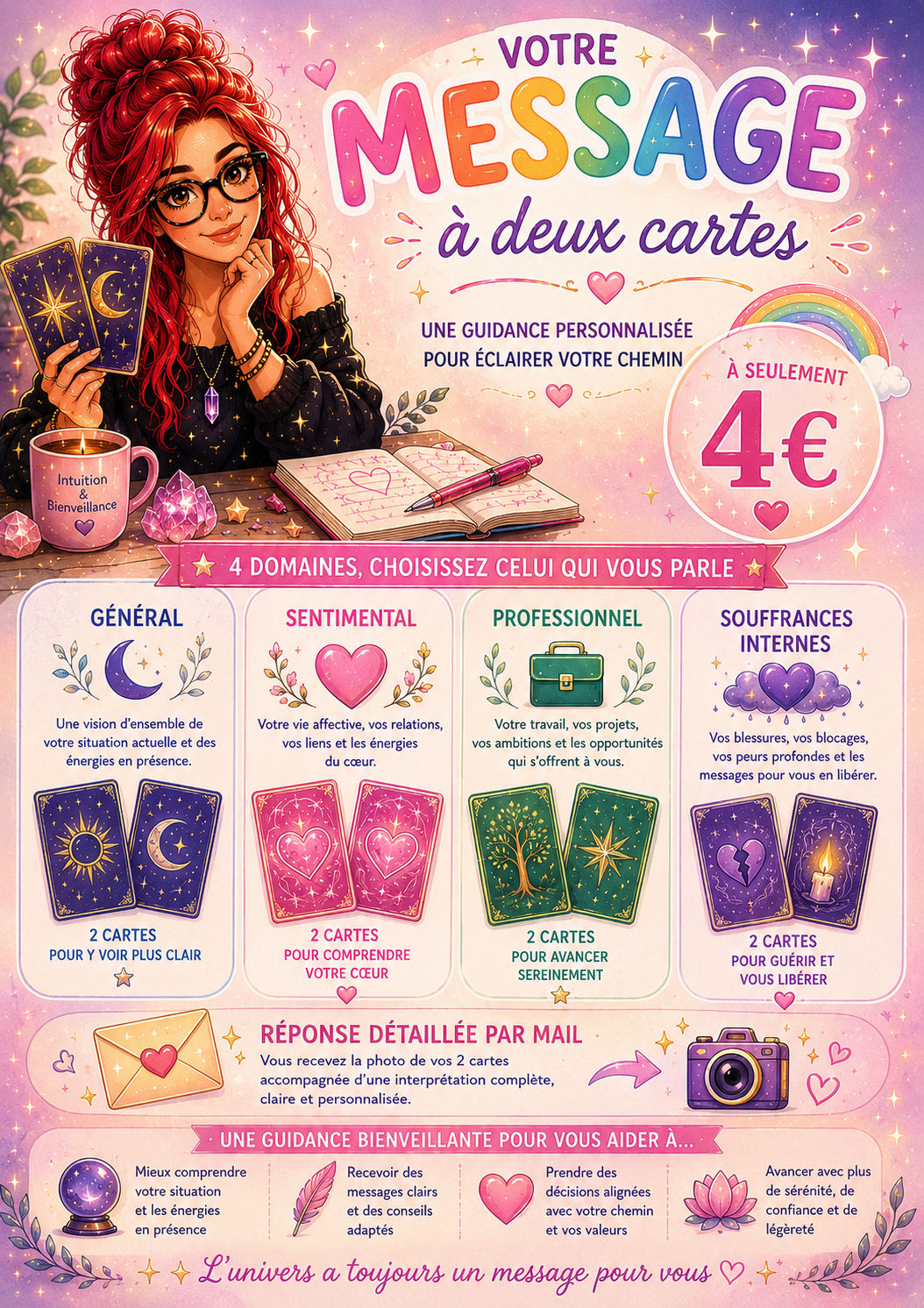 Tirage en deux cartes