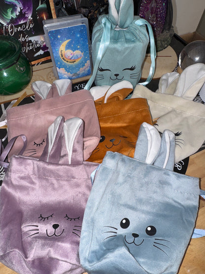 Pochon kawaï lapin couleur au choix