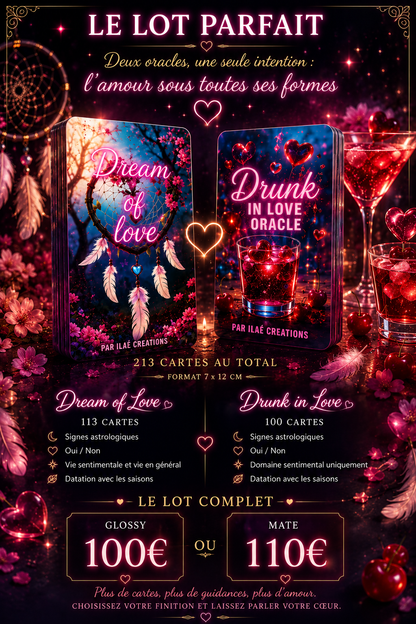 L’oracle dreams of love ou/et le drink of love oracle