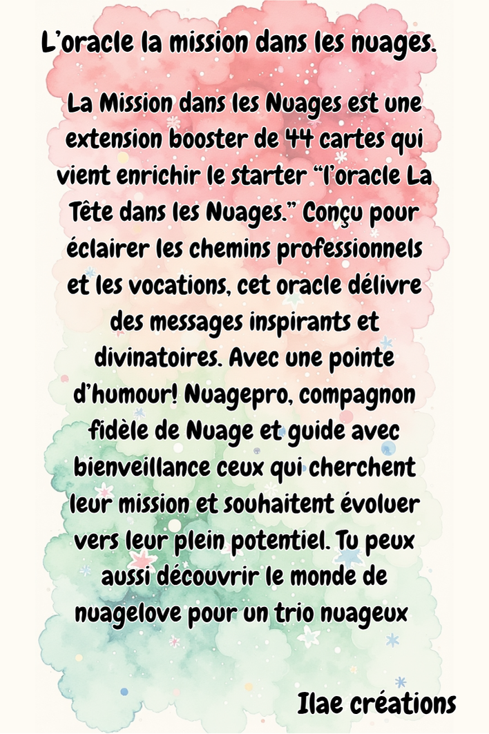 l’Oracle la mission dans les nuages l’extension