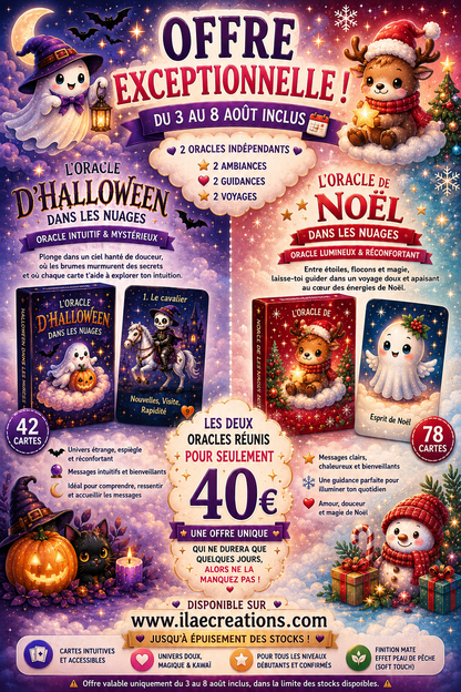 Lot de Halloween et Noël dans les nuages
